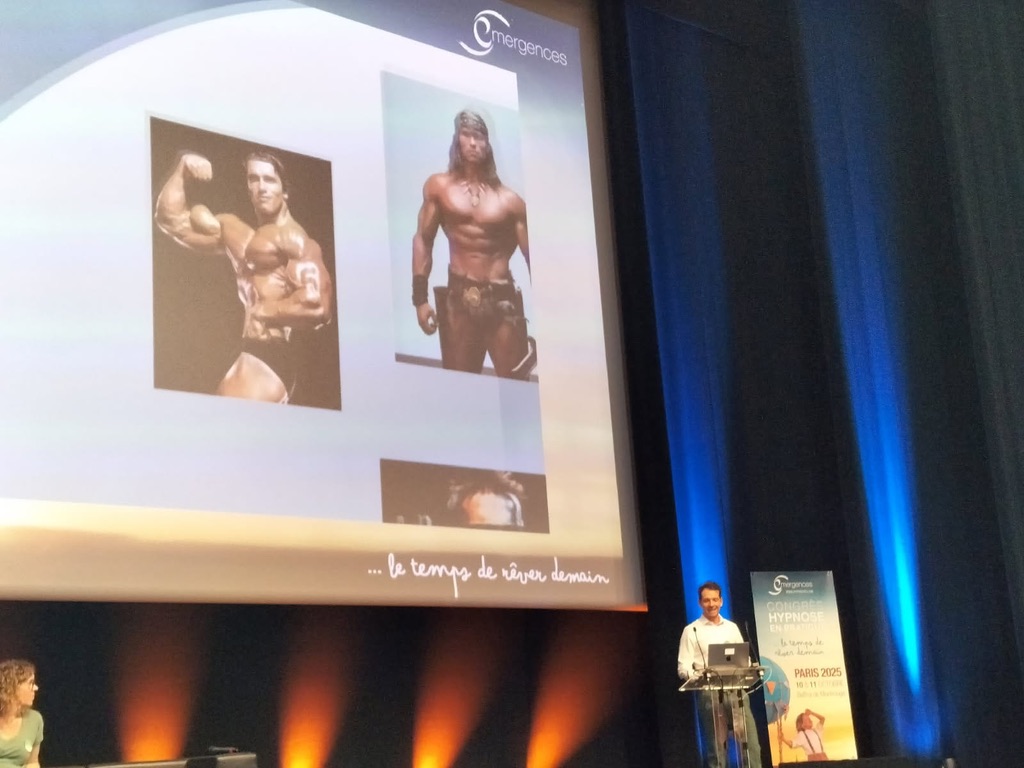 Intervention en congrès d'hypnose